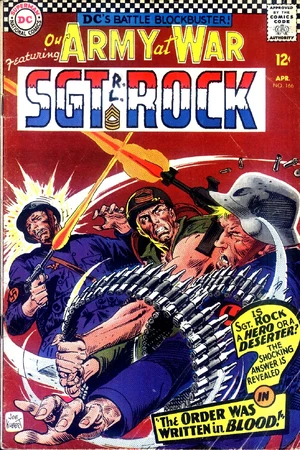Cover for Our Army at War #166
