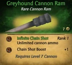 Greyhound Cannon ram