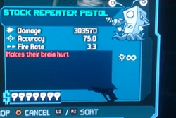 Stock Repeater Pistol