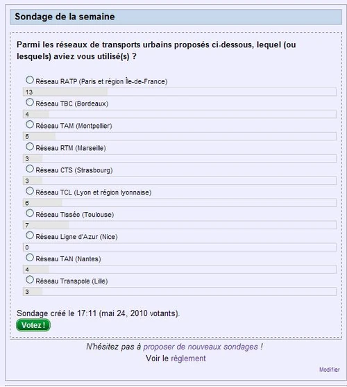 Sondage 1-1-2010