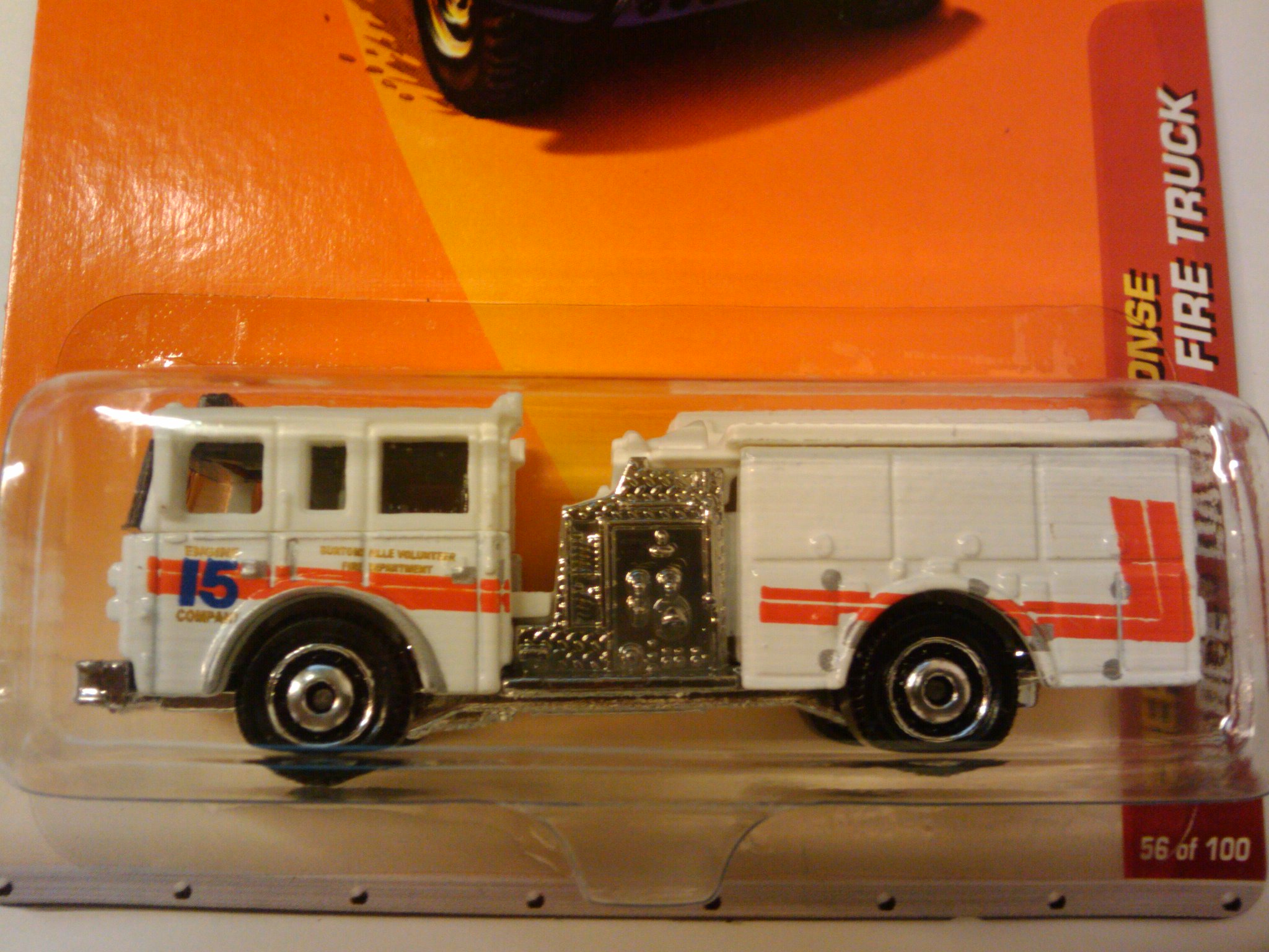 中古】【未使用・未開封品】Matchbox 2010 Pierce Dash Fire truck 56