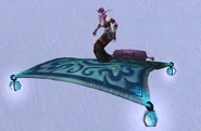 Frosty Flying Carpet, Snow Background, NE Female