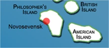 Novesevensk location map
