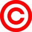 Red copyright