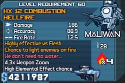HX 12 Combustion Hellfire OBY