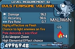 DVL5 Fearsome Volcano OBY