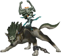 Midna and Wolf Link
