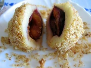 Plum dumplings