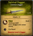 Survivaldagger