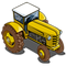 Bright Yellow Tractor-icon