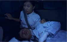 Mary and Doctor in car