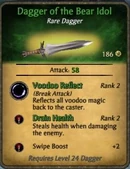 Dagger of the Bear Idol