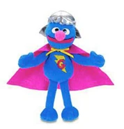 Gund-MiniPlush-SuperGrover-2004