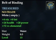 Belt of Binding
