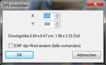 DPI einstellen