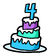 Gâteau 4ème anniversaire Pin.PNG