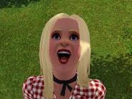 Trampoline face expression