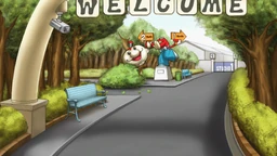 Studio entrance