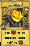Scarecrow Treasure Card
