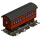 Red Passenger Car-icon