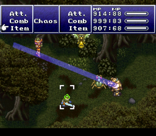 Crono Trigger Laser Spin