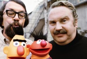 Sesamstrasse-Bert-(Wolfgang-Kieling)-and-Ernie-(Gerd-Duwner)