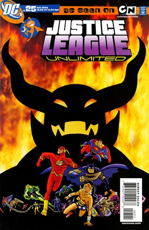Cover for Justice League Unlimited #25