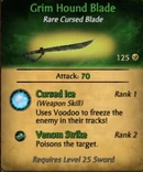 Grim hound blade