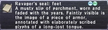 Ravager's seal feet
