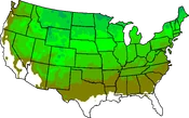 USA Hardiness 4 to 9