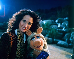 MuppetsFromSpace-AndieMacDowell-and-Piggy