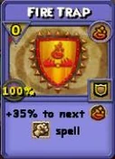 Fire Trap Item Card