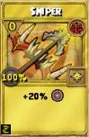 Sniper Treasure Card