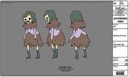 Modelsheet skeletonprincess