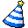 Blue Party Hat