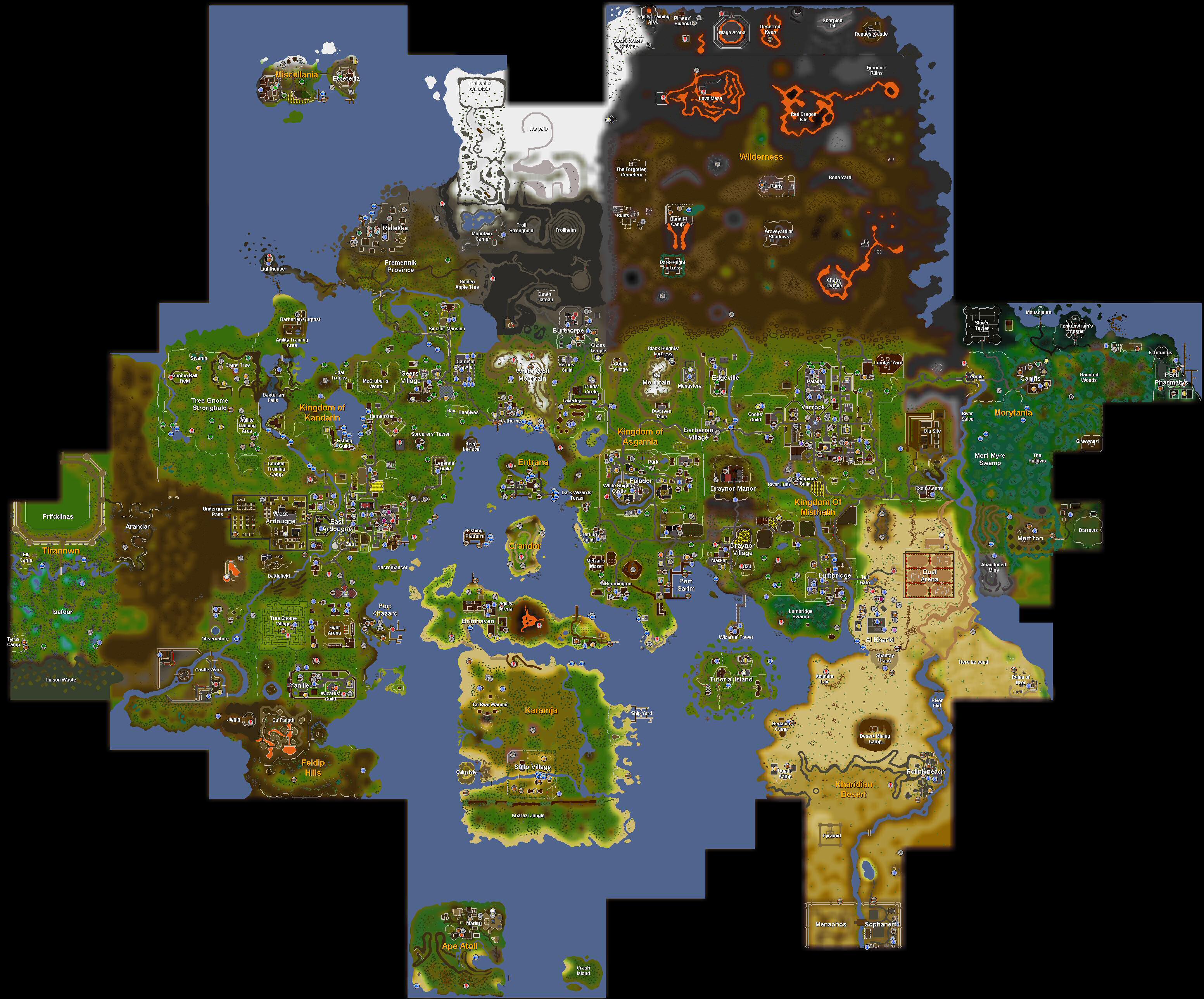 Runescape 1 Map