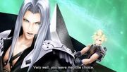 Sefirot habla Cloud Dissidia012