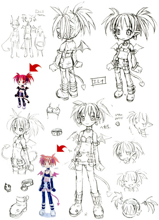 disgaea concept art