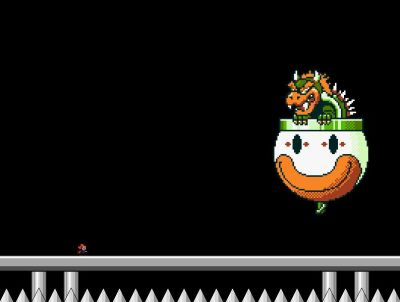 Bowser,just chilling in the Koopa Clown Car