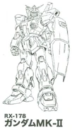 RX-178 Gundam Mk.-II Lineart