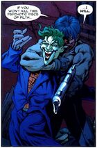 Jason Todd threatens to kill the Joker if Batman will not