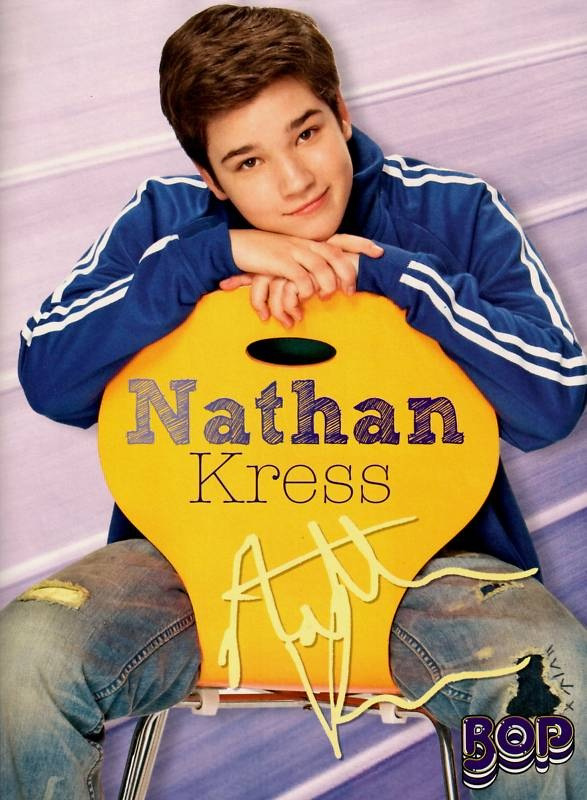 nathan kress and miranda cosgrove kiss. Gallery: Nathan Kress,