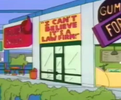 I can't believe it's a law firm