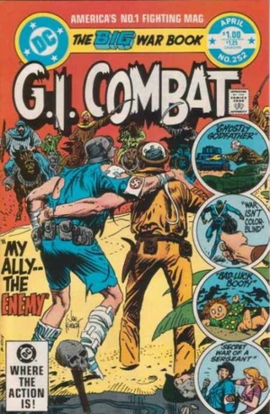 Cover for G.I. Combat #252