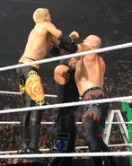 Kane double chokeslam