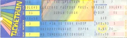 Ticket 10 march 1984 duran duran