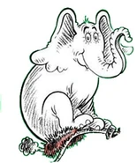 Horton on a nest