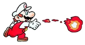 SMB3 Artwork Feuer-Mario