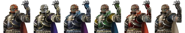 Ganondorf Palette Swaps