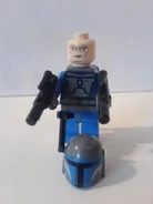 Mandalorian helmet off